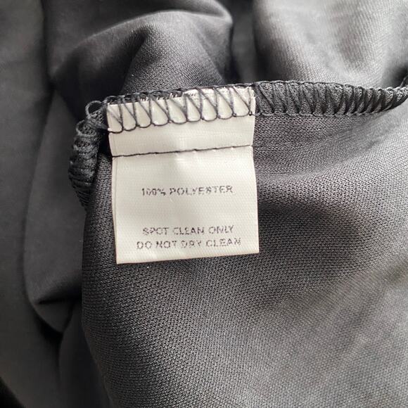 Unique Vintage 1920's Gatsby Flapper Dress Black and Silver Size Large - Picture 6 of 6